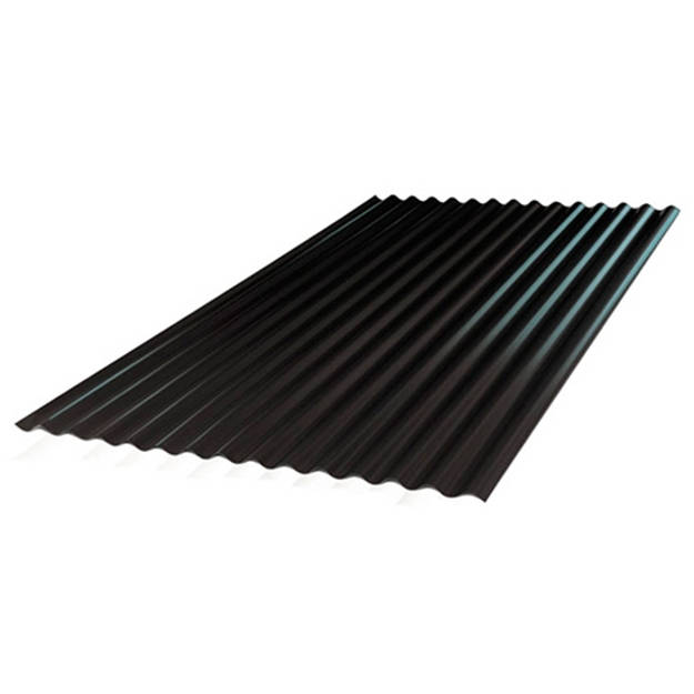 Imagen de Chapa sinusoidal NEGRO GRAFITO nro 25 1.086 mt 3.00 mt