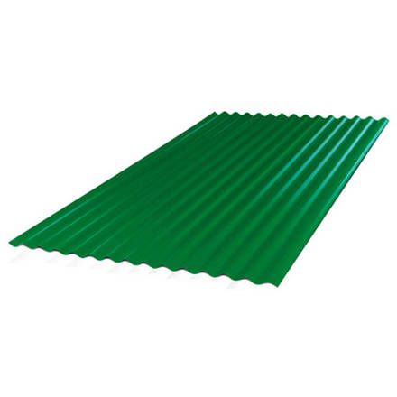 Imagen de Chapa sinusoidal VERDE INGLÉS nro 25 1.086 mt 3.00 mt