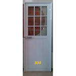 Imagen de Puerta aluminio blanco 80cm m304 rev.dob.pes. vid.tte.4mm der.