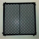 Imagen de Rejilla conica p/piso metal desplegado 30x30cm EL SIMETRICO