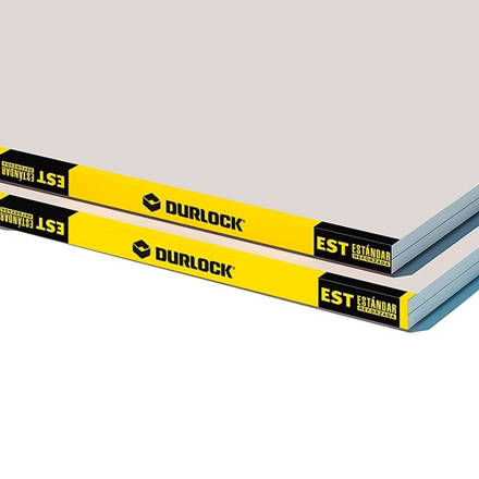 Imagen de Placa _9.5 mm 120 x 240 yeso DURLOCK reforzada