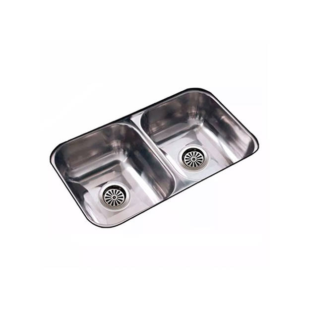 Imagen de Pileta JOHNSON acero 430 doble CC28 59,8x34x15cm S.A