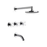 Imagen de Griferia FV D7 Alerce cromo ducha con transf. 0103/D7 CR