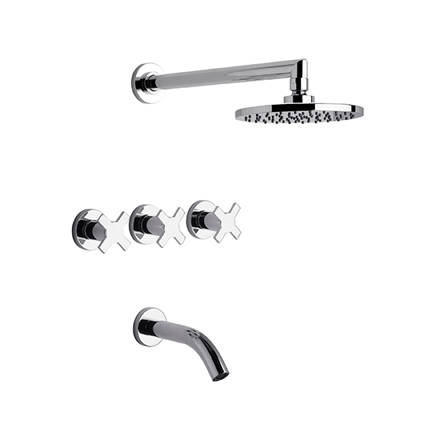 Imagen de Griferia FV D7 Alerce cromo ducha con transf. 0103/D7 CR