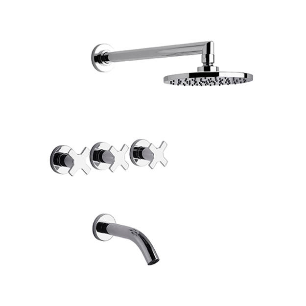 Imagen de Griferia FV D7 Alerce cromo ducha con transf. 0103/D7 CR