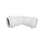 Imagen de Codo pvc TIGRE j. elastica 45º hh 50 mm 26030641