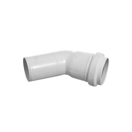 Imagen de Codo pvc TIGRE j. elastica 45º mh 40 mm 29801002