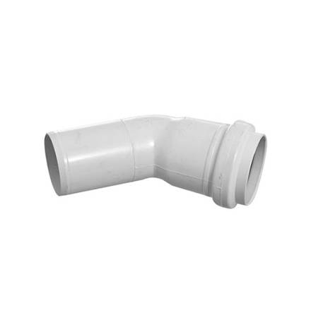 Imagen de Codo pvc TIGRE j. elastica 45º mh 50 mm 29801029