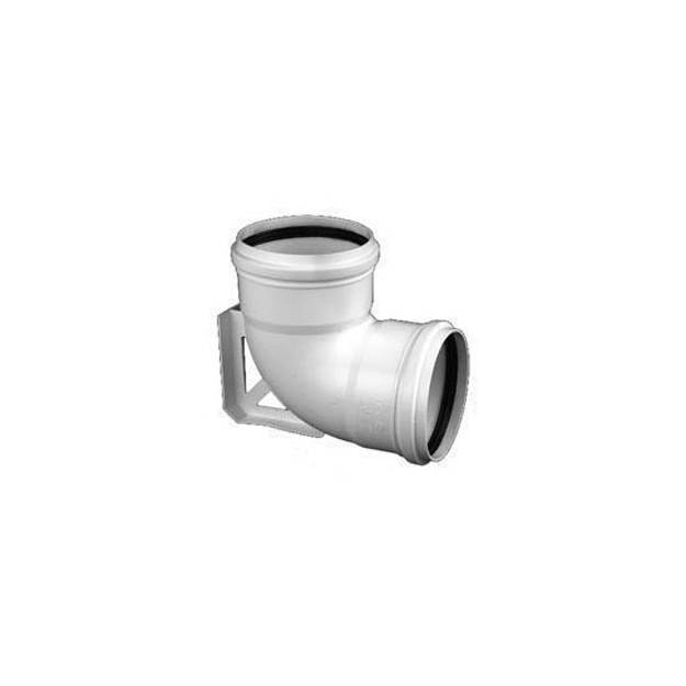 Imagen de Codo.pvc TIGRE j. elastica 87 30º hh con base 110 mm 216110