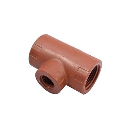 Imagen de Tee poliprop. diam 19 x 13 x 19mm rosca HHh