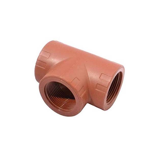 Imagen de Tee poliprop. diam 25mm rosca-HHh