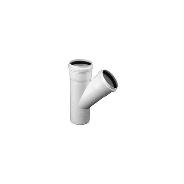 Imagen de Ramal pvc TIGRE j. elastica 45º mh 110 x 110 mm 233110