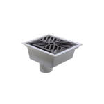 Imagen de Embudo pvc frontal diam 63mm 15 x20 con reja TIGRE