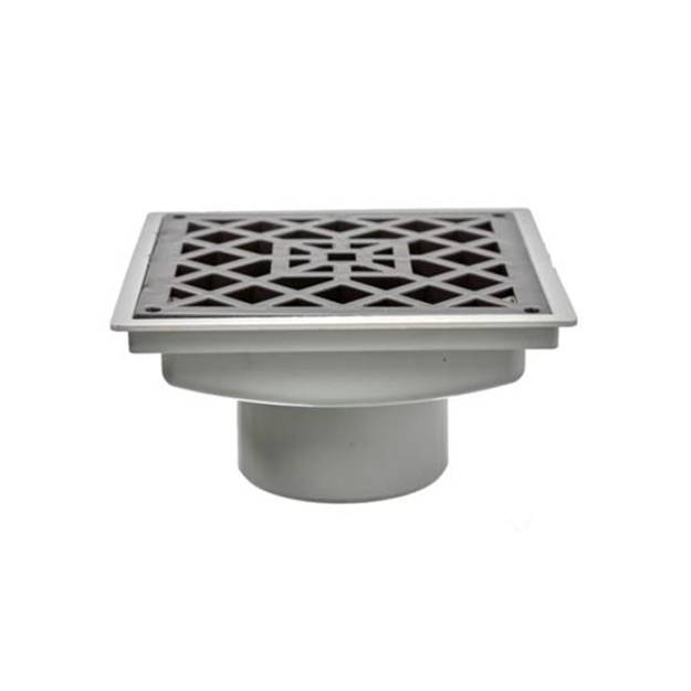 Imagen de Embudo pvc vertical diam 110mm 20 x20 con reja 29914818