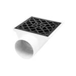 Imagen de Embudo pvc horizontal diam 110mm 20 x20 con reja TIGRE