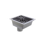 Imagen de Embudo pvc frontal diam 63mm 15 x20 con reja TIGRE