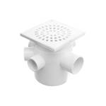 Imagen de Pileta patio 15 x 15cm 5 entradas pvc reja plastica ramat