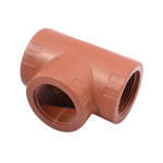 Imagen de Tee poliprop. diam 50mm rosca-HHh