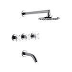 Imagen de Griferia FV D7 Alerce cromo ducha con transf. 0103/D7 CR