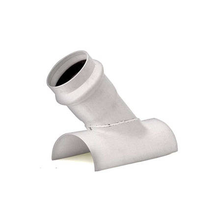 Imagen de Ramal postizo pvc 45º diam 160 x 110mm con aro goma