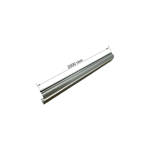 Imagen de Canaleta moldura 15 cm x 2 mt chapa 30