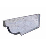 Imagen de Tapa p/canaleta moldura 15cm en chapa galv.30 der