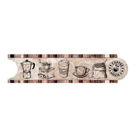 Imagen de Guarda PIU coffe house flecha 5x20 cm.
