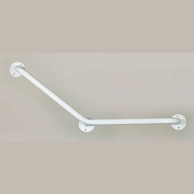 Imagen de Barral angular 135º 40x40 cm ACCECO seguridad blanco AS-506