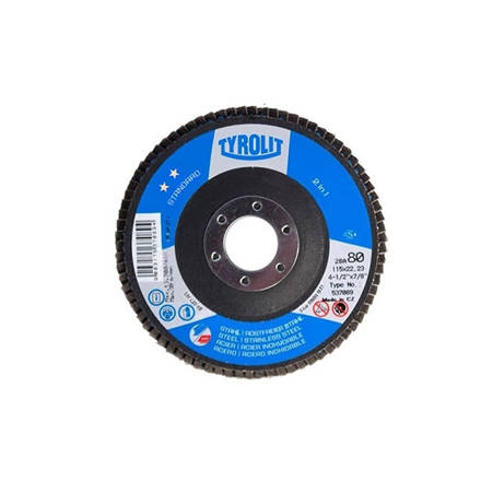 Imagen de Disco Flap 28A plano fibra Standard TYROLIT 115 x 22,23 x 60