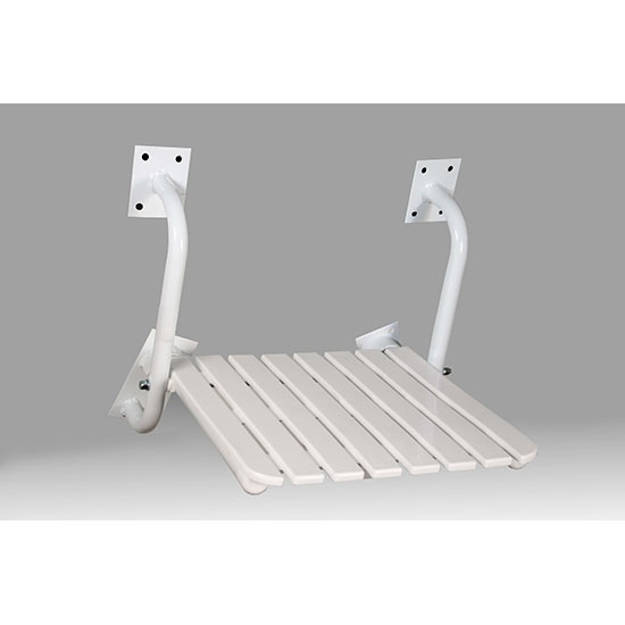 Imagen de Asiento de pared rebatible ACCECO seguridad blanco sg-523