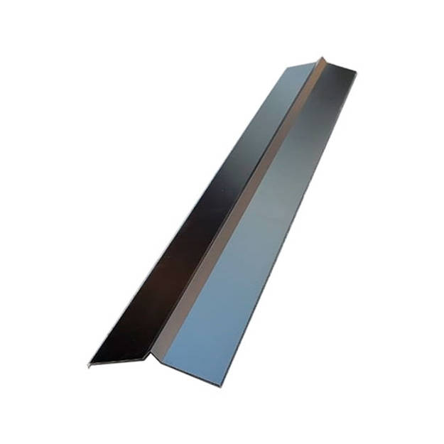 Imagen de Caballete NIMAT chapa prepintada nº 25 40cm x 2.44m Negro Grafito