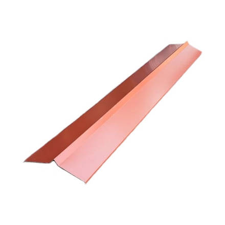 Imagen de Caballete NIMAT chapa prepintada nº 25 40cm x 2.44m Rojo Teja