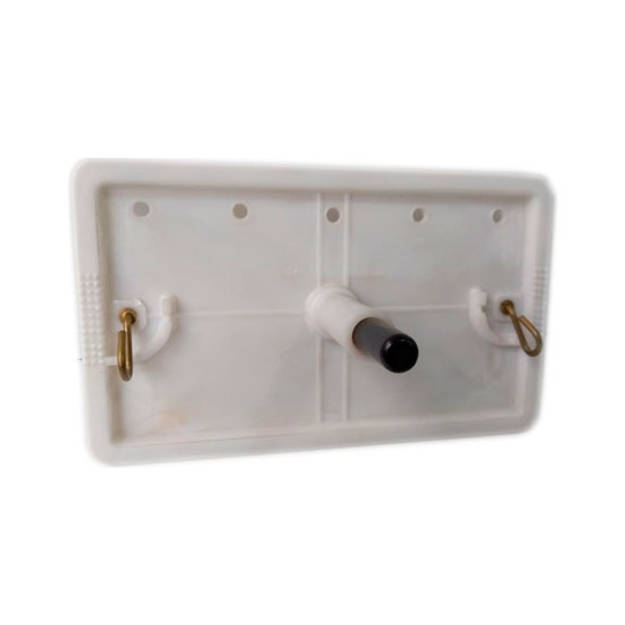 Imagen de Tapa inspeccion con boton p/deposito embutir inodoro