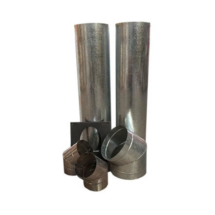 Imagen de Kit complemento pared calef.TROMEN 6" acero inox.