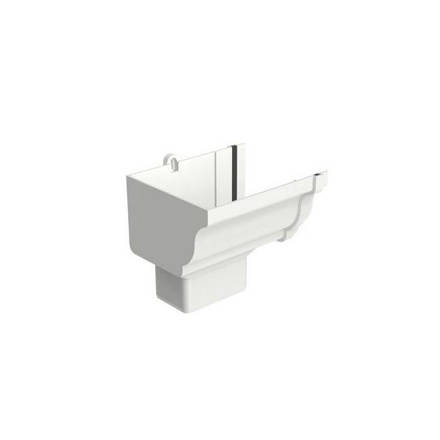 Imagen de Embudo izquierdo canaleta pvc Aquapluv Style TIGRE