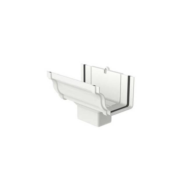 Imagen de Embudo rectangular canaleta pvc Aquapluv Style TIGRE