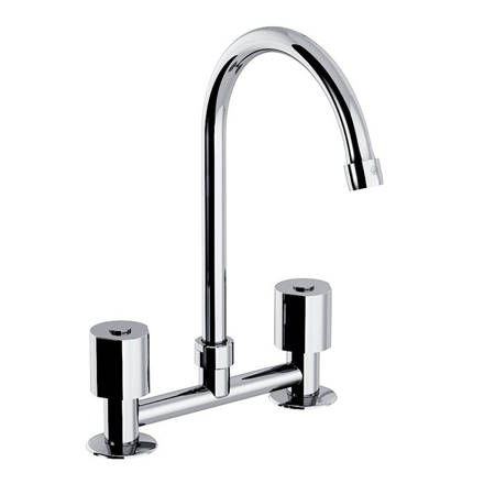 Imagen de Griferia FV Oberá cocina mesada pico móvil 0414/G5-CR