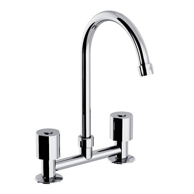 Imagen de Griferia FV Oberá cocina mesada pico móvil 0414/G5-CR