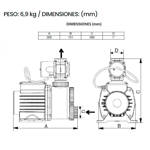 Imagen de Electrobomba ROWA elevadora Inteligent 20 0,50 hp