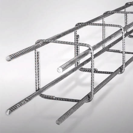 Imagen de Armalogic 12x12cm 3m - 4 Fe Ø 8mm - Estribos 5.2mm c/20cm ACINDAR