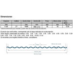 Imagen de Chapa sinusoidal CINCALUM nro 27 1.086 mt 1.00 mt