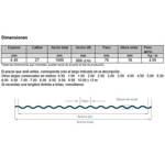 Imagen de Chapa sinusoidal CINCALUM nro 27 1.086 mt 0.50 mt