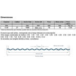 Imagen de Chapa sinusoidal CINCALUM nro 27 1.086 mt 4.00 mt