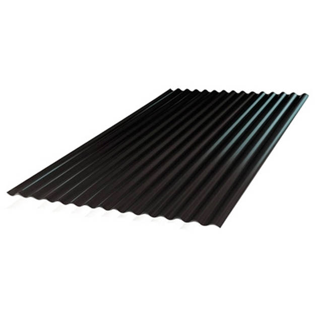 Imagen de Chapa sinusoidal NEGRO GRAFITO nro 25 1.086 mt 4.50 mt