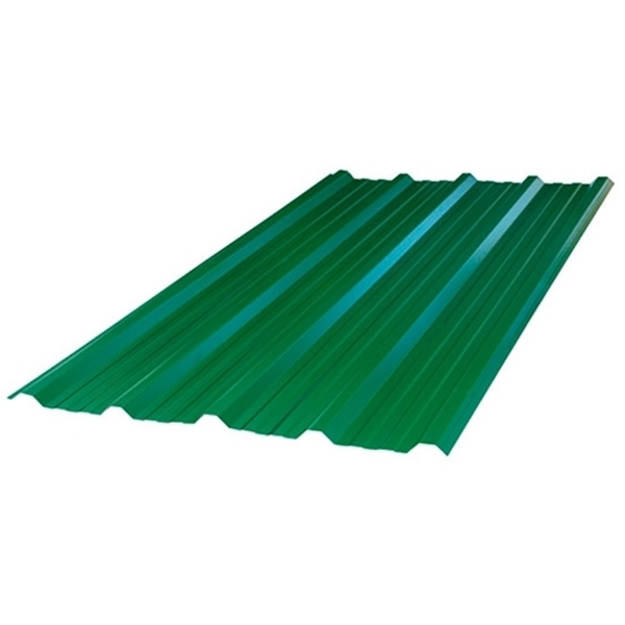 Imagen de Chapa trapezoidal T101 VERDE INGLÉS nro 25 1.086 mt 9.50 mt