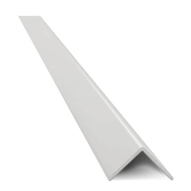 Imagen de Tapacanto 16x16mm x 2.50 mt. aluminio blanco MOLDUMET A1B