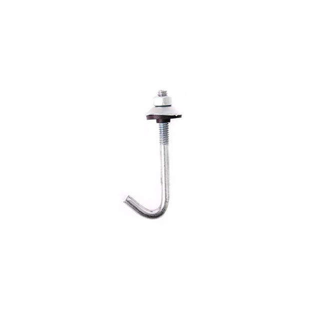Imagen de Gancho j d= ¼ x 50mm galvan. con tca.. con arandelas