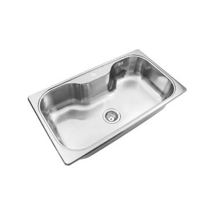Imagen de Pileta JOHNSON ac.304 Luxor SI85 A 85.5x48.2x21 c/1ag.mon.SCR