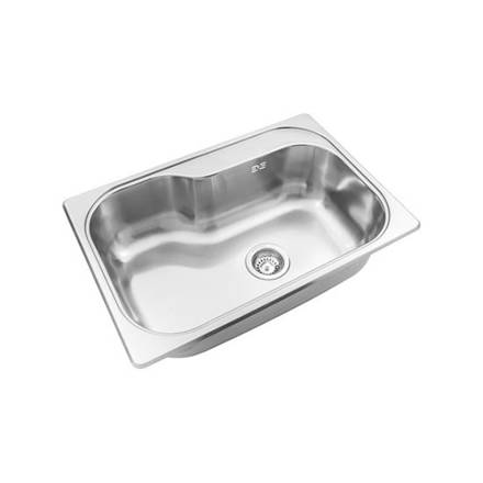 Imagen de Pileta JOHNSON acero 304 simple Luxor si71a s/ag 71.2x48.2x21-SCR