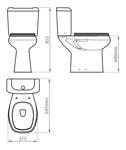 Imagen de Kit inodoro depós asiento ROCA Mónaco Confort movilidad reducida